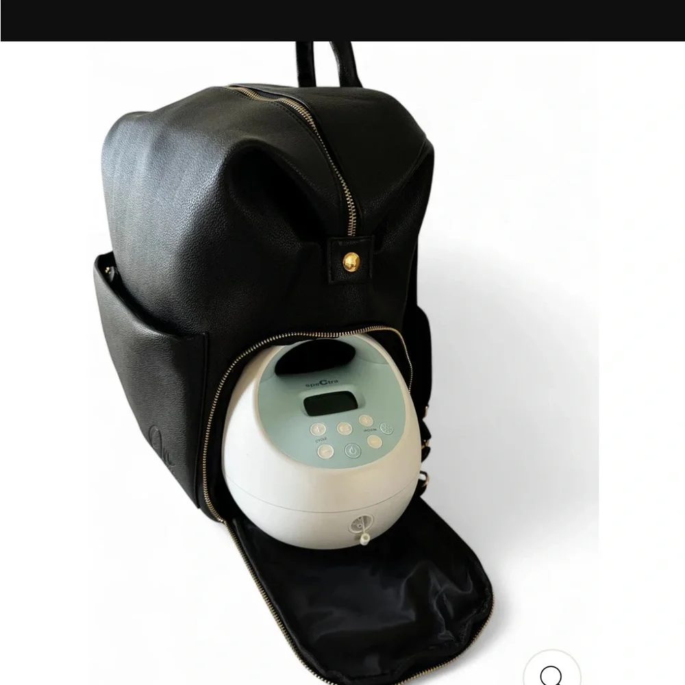 Black pump backpack